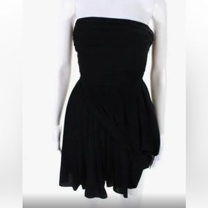 RACHEL Rachel Roy pleated strapless mini dress